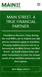 Mobile Screenshot of mainstcapital.com